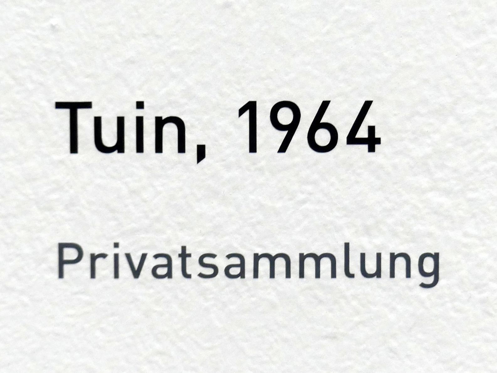 Raoul De Keyser (1964–2012), Tuin - Garten, München, Pinakothek der Moderne, Ausstellung "Raoul De Keyser – Œuvre" vom 05.04.-08.09.2019, Saal 21, 1964, Bild 2/2