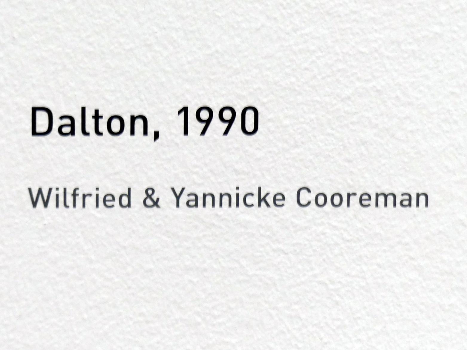 Raoul De Keyser (1964–2012), Dalton, München, Pinakothek der Moderne, Ausstellung "Raoul De Keyser – Œuvre" vom 05.04.-08.09.2019, Saal 25, 1990, Bild 2/2