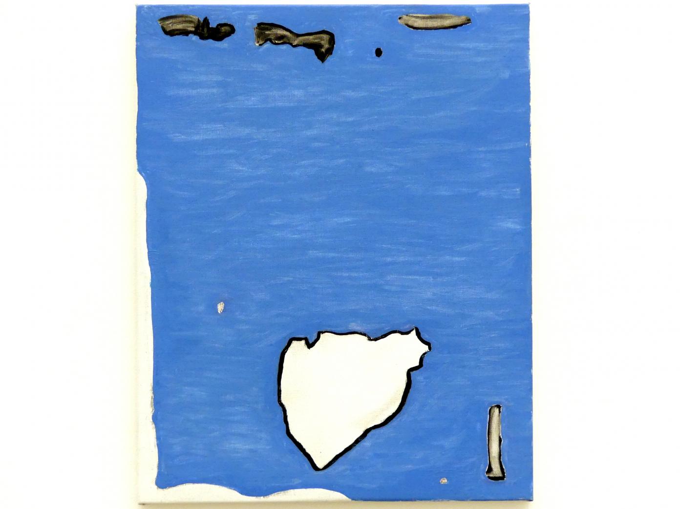 Raoul De Keyser (1964–2012), Blue Note, München, Pinakothek der Moderne, Ausstellung "Raoul De Keyser – Œuvre" vom 05.04.-08.09.2019, Saal 26, 2006, Bild 1/2
