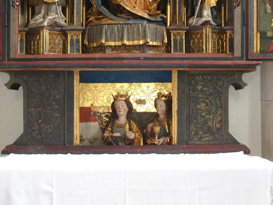 Hans Klocker (Werkstatt) (1500), Altarschrein, Villnöß, Kirche St. Valentin, um 1500, Bild 10/10