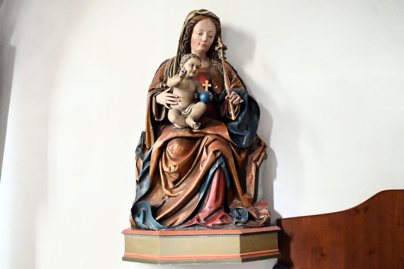 Ruprecht Potsch (1505–1509), Thronende Madonna mit Zepter und Kind, Klausen, Pfarrkirche St. Andreas, um 1509, Bild 2/6