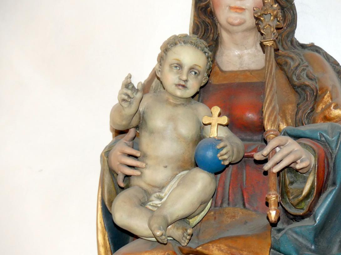 Ruprecht Potsch (1505–1509), Thronende Madonna mit Zepter und Kind, Klausen, Pfarrkirche St. Andreas, um 1509, Bild 5/6