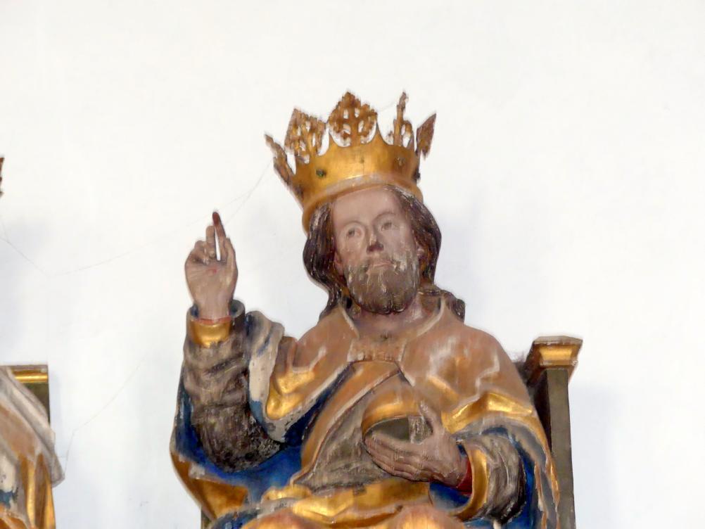 Leonhard von Brixen (Lienhart Scherhauff) (1445–1470), Teile einer Marienkrönung, Säben, Liebfrauenkirche, jetzt Klausen, Pfarrkirche St. Andreas, um 1470, Bild 3/4