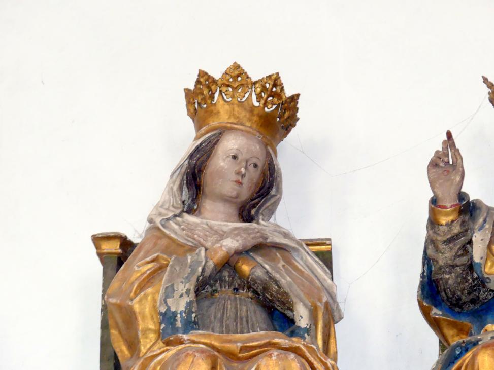 Leonhard von Brixen (Lienhart Scherhauff) (1445–1470), Teile einer Marienkrönung, Säben, Liebfrauenkirche, jetzt Klausen, Pfarrkirche St. Andreas, um 1470, Bild 4/4