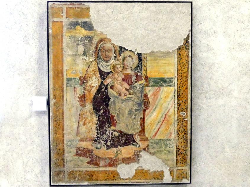 Hl. Anna Selbdritt, Verona, Museo di Castelvecchio, Saal 11, 1. Hälfte 16. Jhd., Bild 1/2