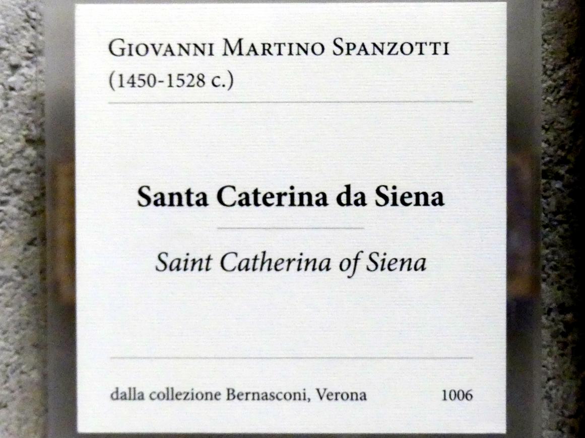Giovanni Martino Spanzotti (1477), Heilige Katharina von Siena, Verona, Museo di Castelvecchio, Saal 11, Undatiert, Bild 2/2