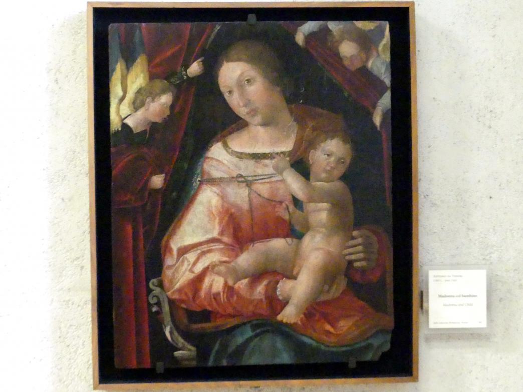 Antonio da Vendri (Undatiert), Maria mit Kind, Verona, Museo di Castelvecchio, Saal 16, Undatiert, Bild 1/2