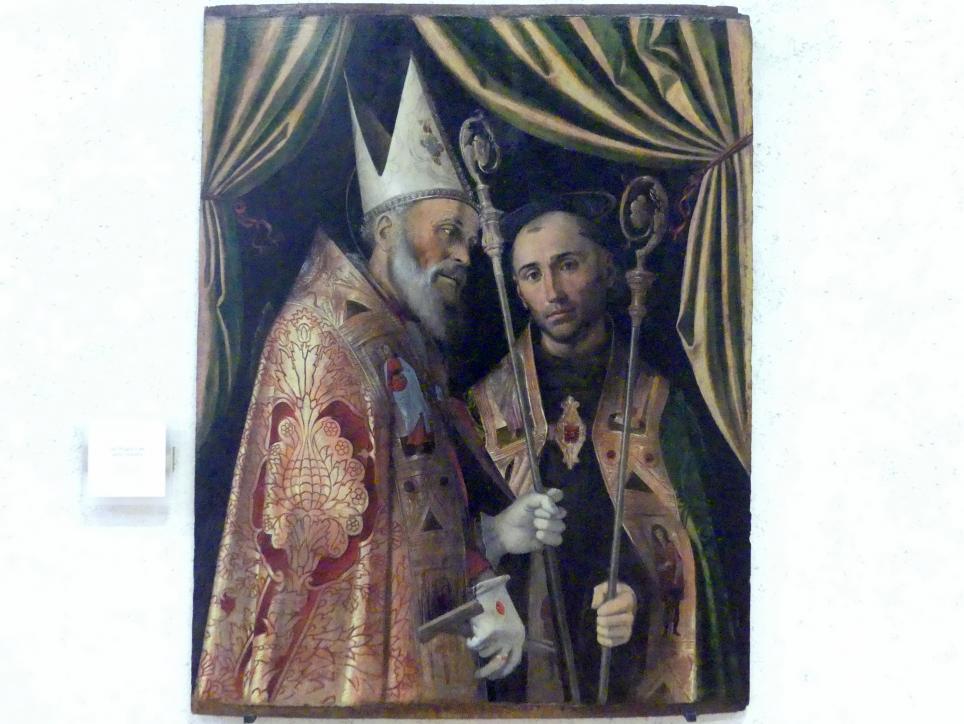 Bartolomeo Montagna (1497–1515), Hl. Blasius und ein Bischof, Verona, Chiesa dei Santi Nazaro e Celso, jetzt Verona, Museo di Castelvecchio, Saal 13, Undatiert