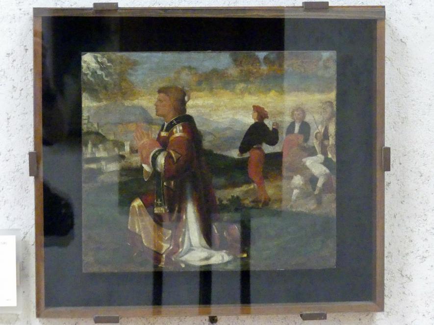Andrea Previtali (1509–1510), Steinigung des hl. Stephanus, Verona, Museo di Castelvecchio, Saal 13, Undatiert, Bild 1/2