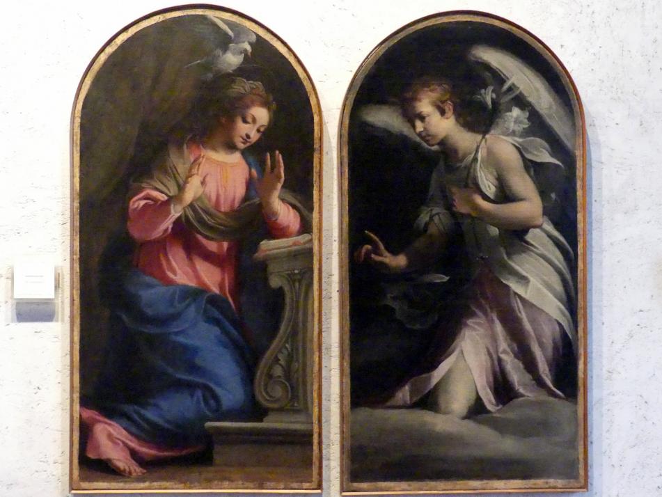 Claudio Ridolfi (1602–1637), Mariä Verkündigung, Verona, Oratorio Santa Croce, jetzt Verona, Museo di Castelvecchio, Saal 25, Undatiert