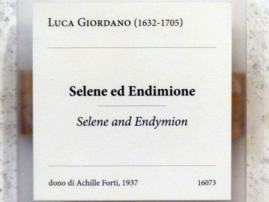 Luca Giordano (1651–1696), Selene und Endymion, Verona, Museo di Castelvecchio, Saal 26, Undatiert, Bild 2/2