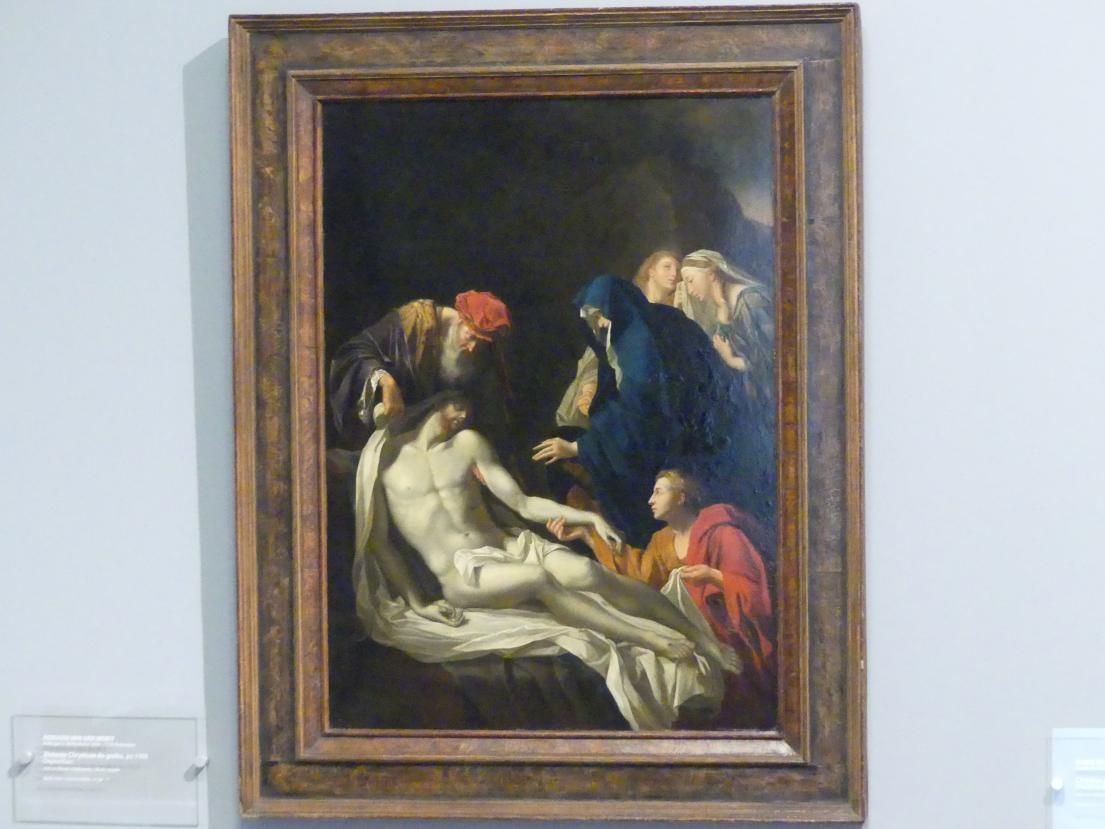 Adriaen van der Werff (1687–1715), Grablegung Christi, Breslau, Nationalmuseum, 2. OG, europäische Kunst 15.-20. Jhd., Saal 9, nach 1703, Bild 1/2