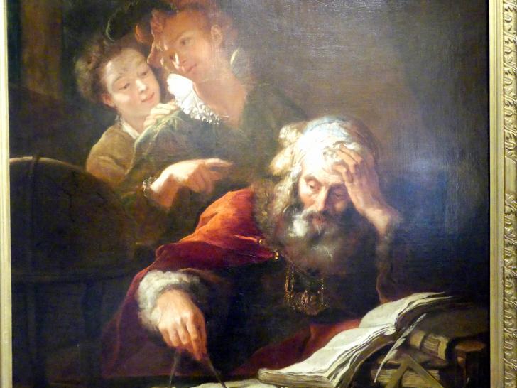 Antoine Pesne (1710–1755), Claudius Ptolemäus, Breslau, Nationalmuseum, 2. OG, europäische Kunst 15.-20. Jhd., Saal 9, 1710–1720, Bild 2/5