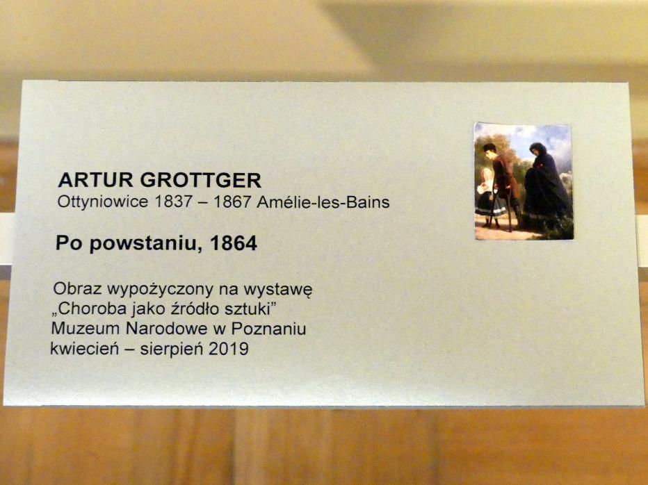 Artur Grottger (1858–1866), Nach dem Aufstand, Breslau, Nationalmuseum, 2. OG, polnische Kunst 17.-19. Jhd., Saal 4, 1864, Bild 2/2