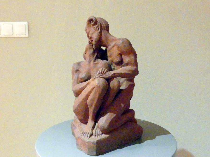 Bolesław Biegas (1892–1922), Satyrn aus der Bois de Boulogne, Breslau, Nationalmuseum, 1. OG, schlesische Kunst 17.-19. Jhd., Saal 7, 1922, Bild 2/4