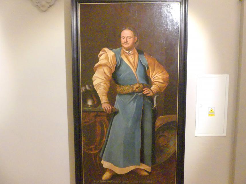 Porträt des Kazimierz Aleksander Ossoliński, Breslau, Nationalmuseum, 1. OG, schlesische Kunst 17.-19. Jhd., Gang, Mitte 18. Jhd.