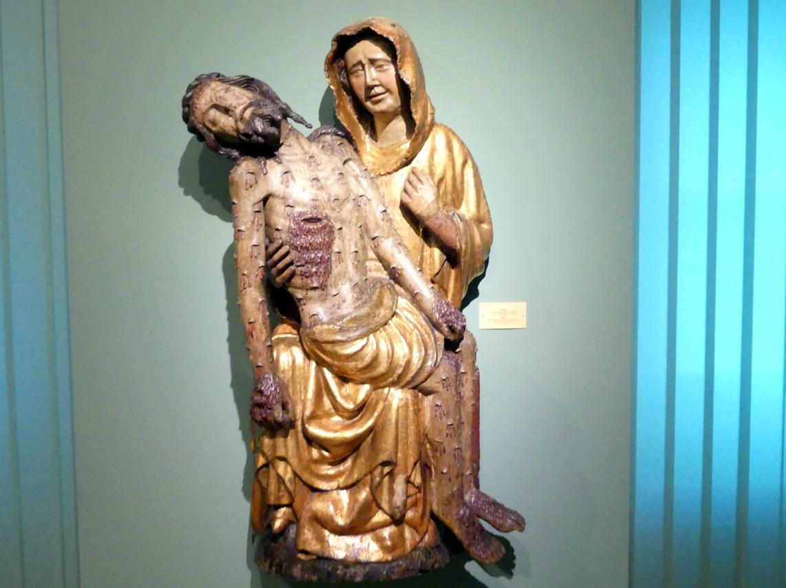 Pietà, Breslau, Kirche St. Dorothea, Wenzel und Stanislaus, jetzt Breslau, Nationalmuseum, 1. OG, schlesische Kunst 14.-16. Jhd., Saal 2, um 1380