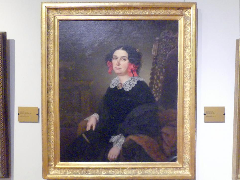 Friedrich Keil (1857), Bildnis der Emilia Skórzewska (1807 - 1875), Breslau, Nationalmuseum, 1. OG, schlesische Kunst 16.-19. Jhd., Saal 9, 1857