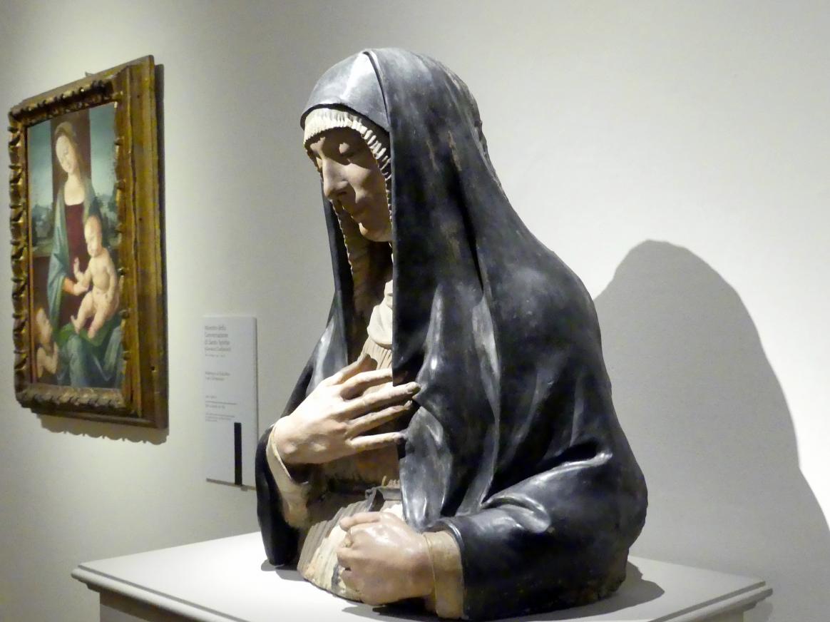 Niccolò dell’Arca (1480), Heilige Nonne, Modena, Galleria Estense, Saal 6, um 1480, Bild 3/5