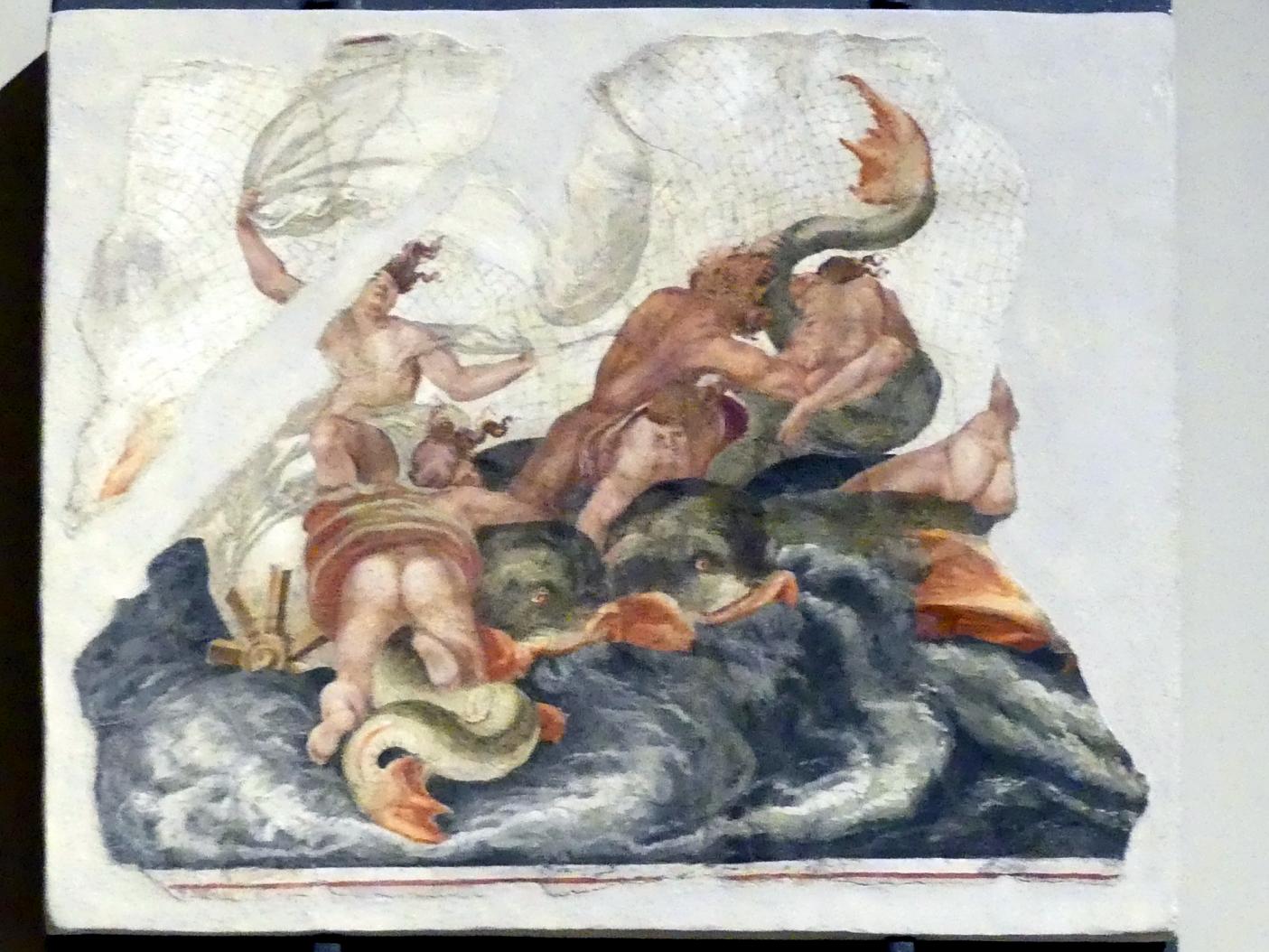 Lelio Orsi (1546–1570), Wandmalereien der Rocca di Novellara, Rocca di Novellara, Festung von Novellara, jetzt Modena, Galleria Estense, Saal 16, um 1555–1556, Bild 4/11