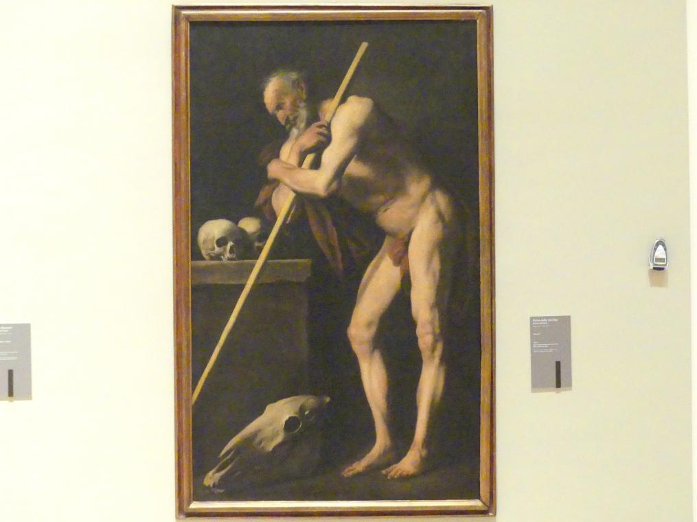 Pietro della Vecchia (Pietro Muttoni) (1640–1650), Philosoph, Modena, Galleria Estense, Saal 17, um 1650, Bild 2/2