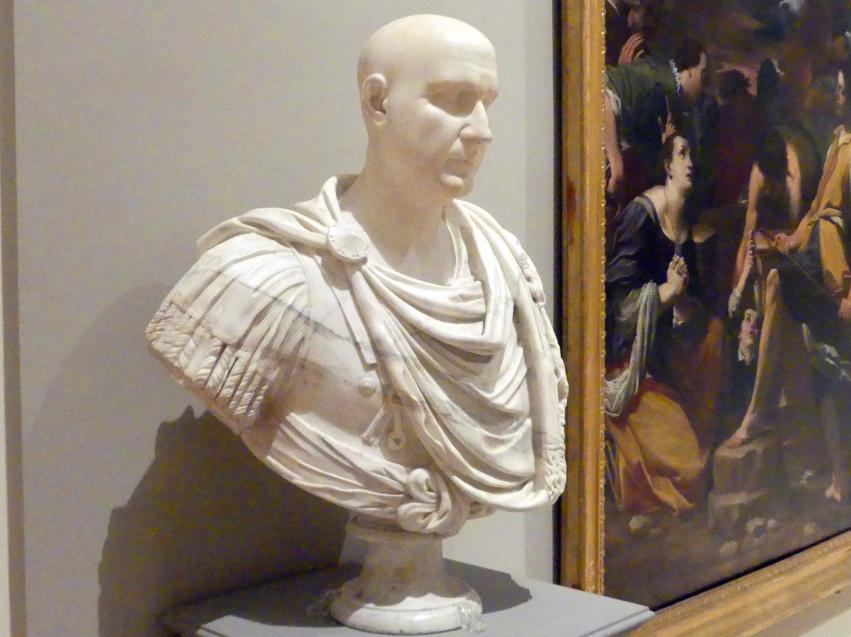 Büste des Publius Cornelius Scipio Africanus, Modena, Galleria Estense, Saal 18, 16. Jhd., Bild 2/4
