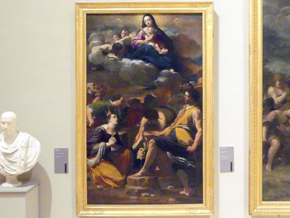 Carlo Bononi (1592–1626), Wunder der Madonna del Carmine von Palmi, Carpi, chiesa di San Giovanni Battista, jetzt Modena, Galleria Estense, Saal 18, 1624–1627