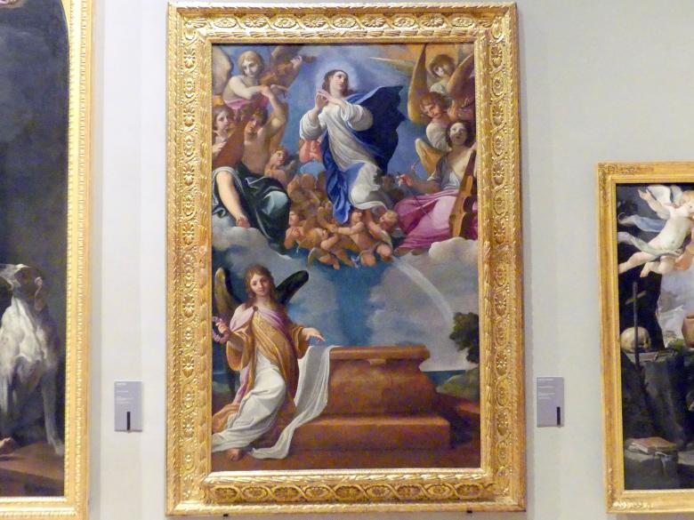 Ludovico Carracci (1582–1617), Mariä Aufnahme in den Himmel, Modena, cattedrale di Santa Maria Assunta, jetzt Modena, Galleria Estense, Saal 18, um 1607, Bild 1/2