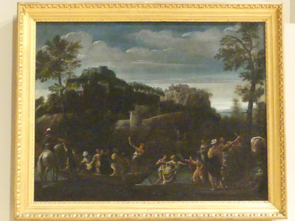 Sisto Badalocchio (1609–1619), Johannes der Täufer tauft die Menge am Jordan, Modena, Galleria Estense, Saal 18, um 1617–1621