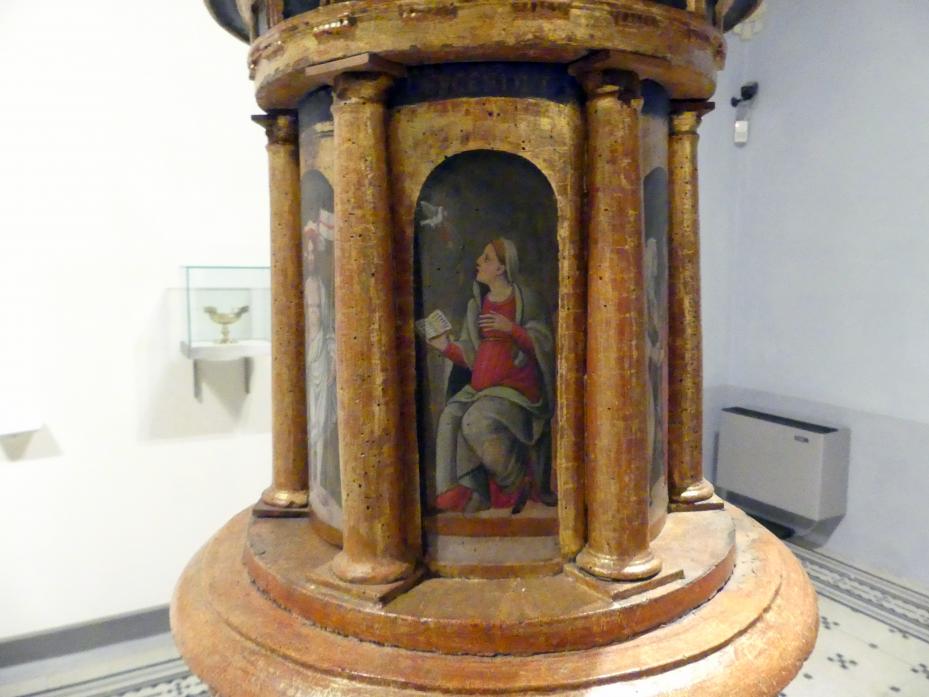 Bartolomeo Neroni (Riccio) (Umkreis) (1570), Ziborium, Piana, Pieve di Sant'Innocenza, jetzt Buonconvento, Museo d’Arte Sacra della Val d’Arbia, Saal 4, um 1570, Bild 4/8