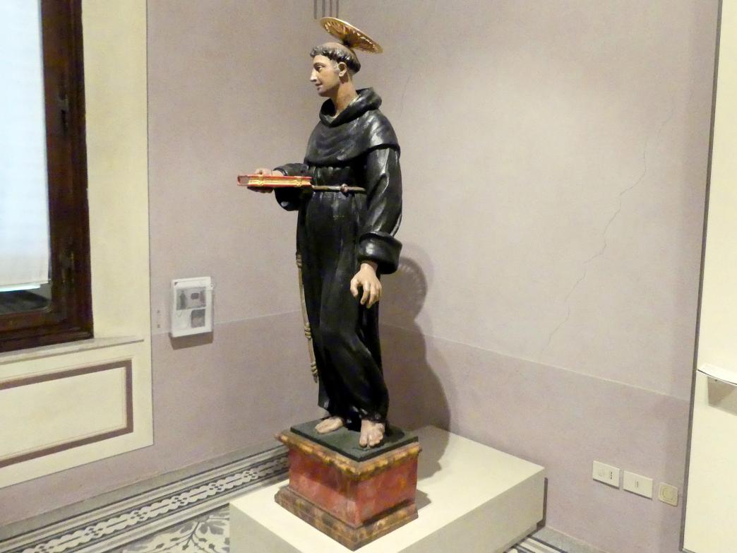 Heiliger Antonius von Padua, Piana, Pieve di Sant'Innocenza, jetzt Buonconvento, Museo d’Arte Sacra della Val d’Arbia, Saal 5, 1656, Bild 2/4