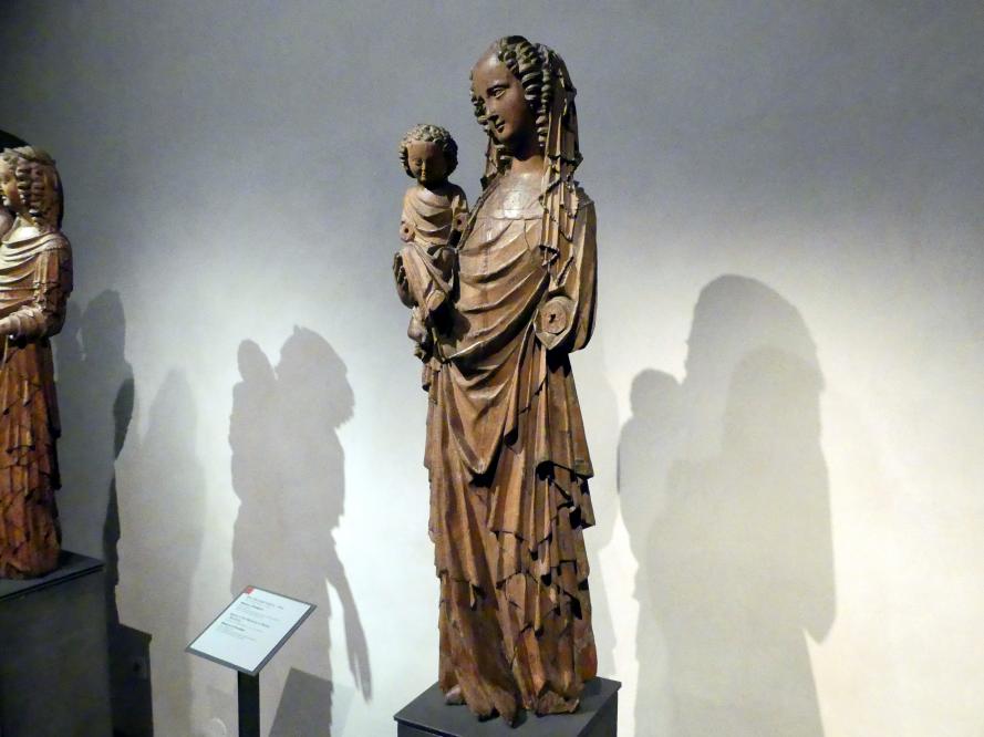 Meister der Madonna von Michle (1340–1345), Madonna von Michle, Prag, Nationalgalerie im Agneskloster, Saal B, um 1340, Bild 2/11