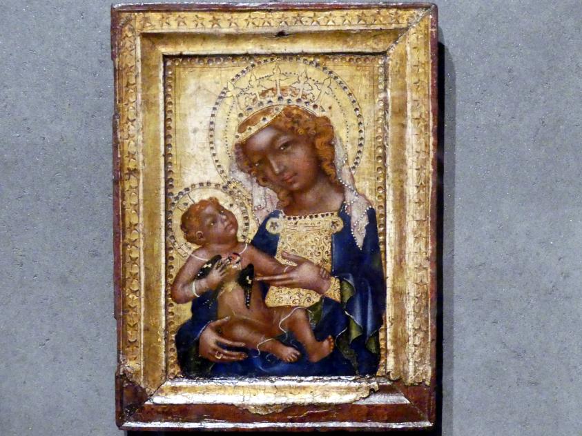 Madonna von Rom, Prag, Nationalgalerie im Agneskloster, Saal D, vor 1360, Bild 1/3