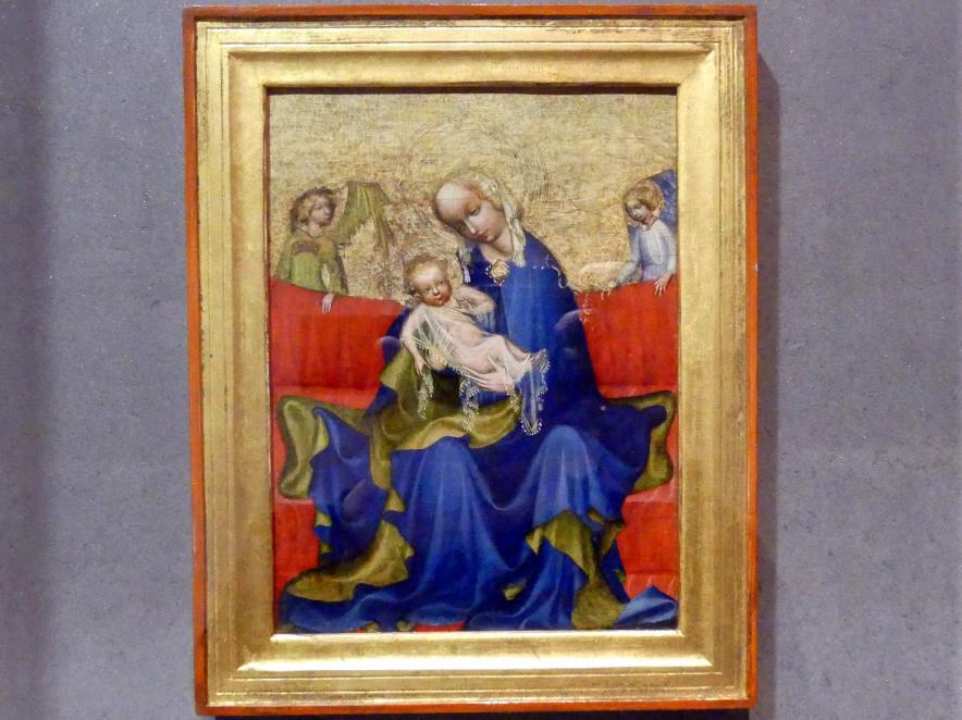 Madonna von Jindřichův Hradec, Prag, Nationalgalerie im Agneskloster, Saal G, um 1410, Bild 1/2