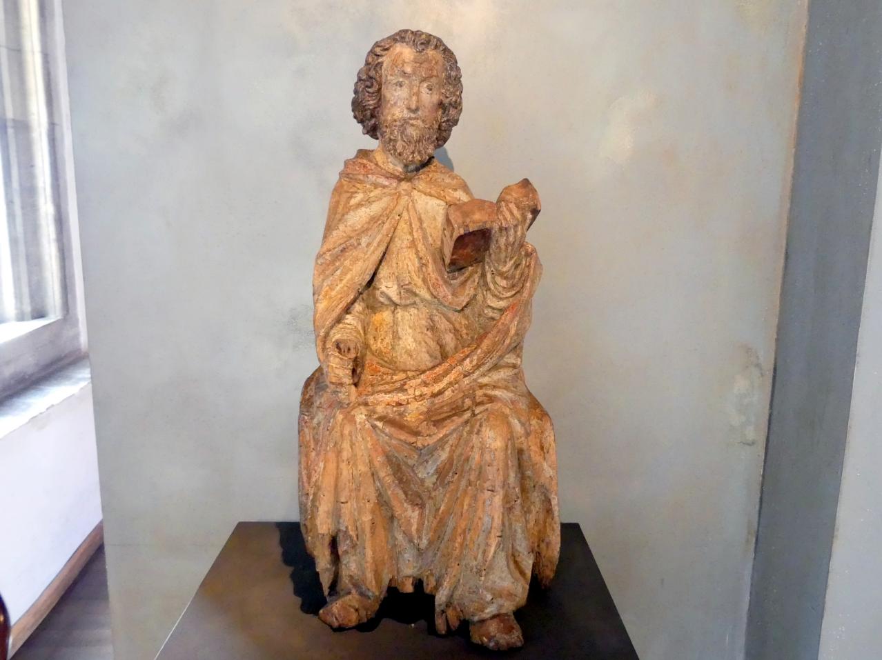 Thronender Apostel, Prag, Nationalgalerie im Agneskloster, Saal H, um 1430, Bild 1/5