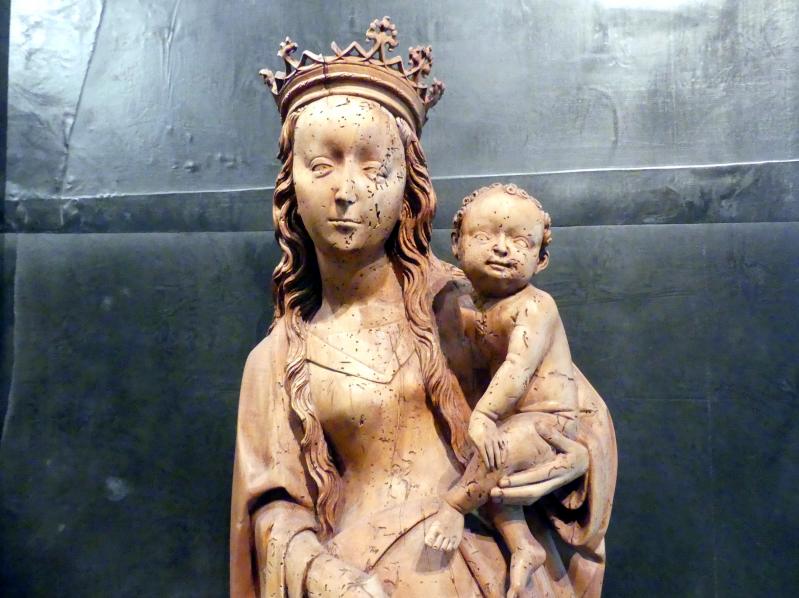 Maria mit Kind, Prag, Nationalgalerie im Agneskloster, Saal K, 1490–1500, Bild 4/5