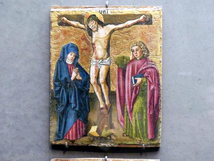 Gekreuzigter Christus, Prag, Nationalgalerie im Agneskloster, Saal K, um 1480, Bild 1/2