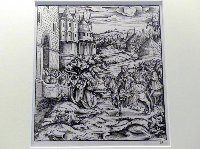 Hans Burgkmair der Ältere (1490–1529), Weißkunig, Prag, Nationalgalerie im Agneskloster, Saal M, 1515, Bild 2/5