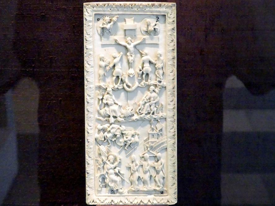 Kreuzigung und Frauen am Grabe, München, Bayerisches Nationalmuseum, Saal 1, um 870