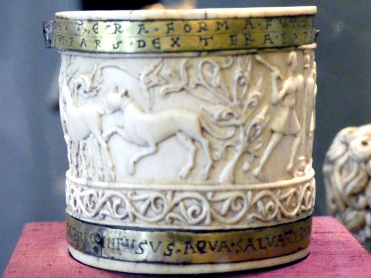 Pyxis, München, Bayerisches Nationalmuseum, Saal 1, 1100–1130, Bild 2/4