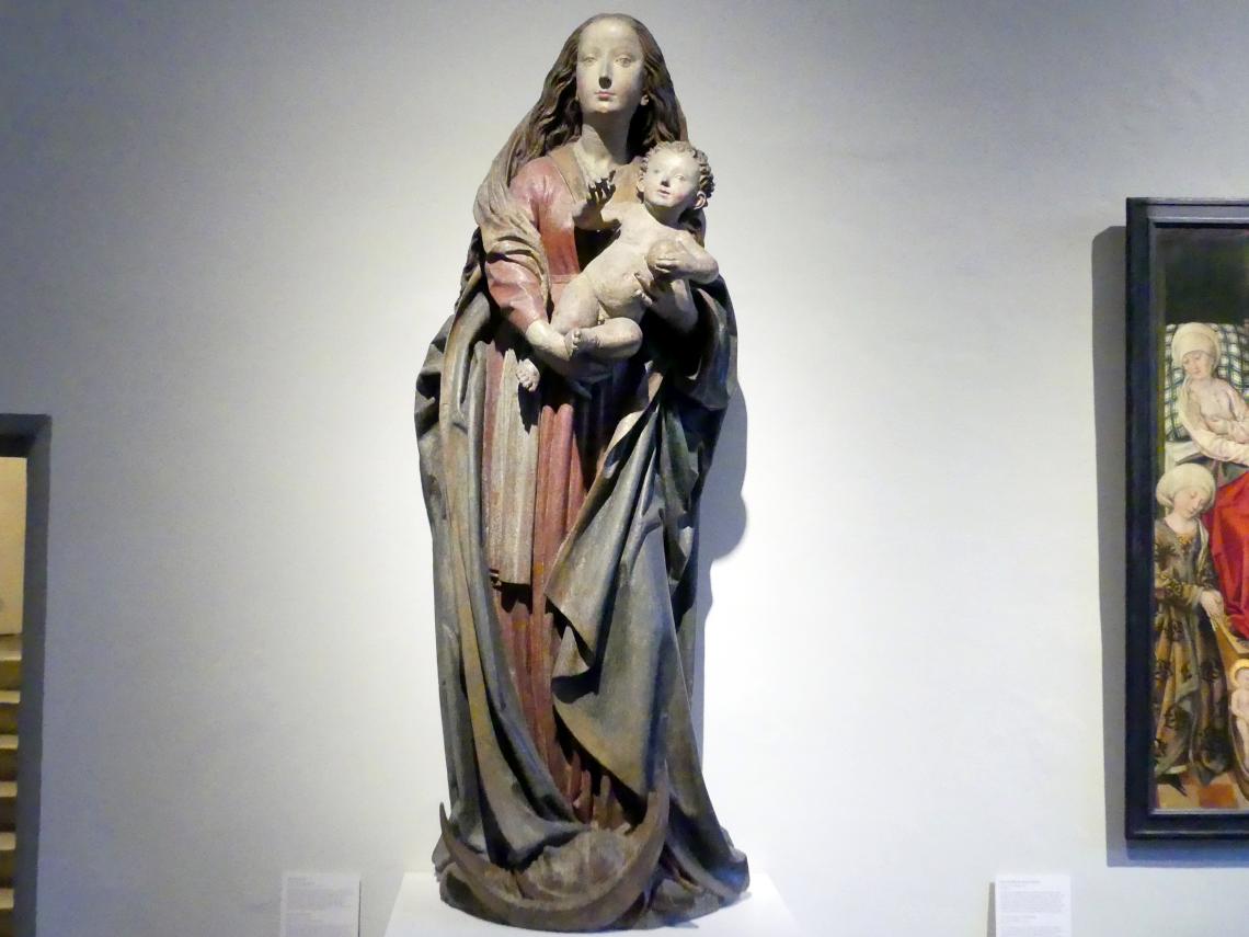 Michel Erhart (1472–1516), Maria mit Kind, München, Bayerisches Nationalmuseum, Saal 16, um 1494