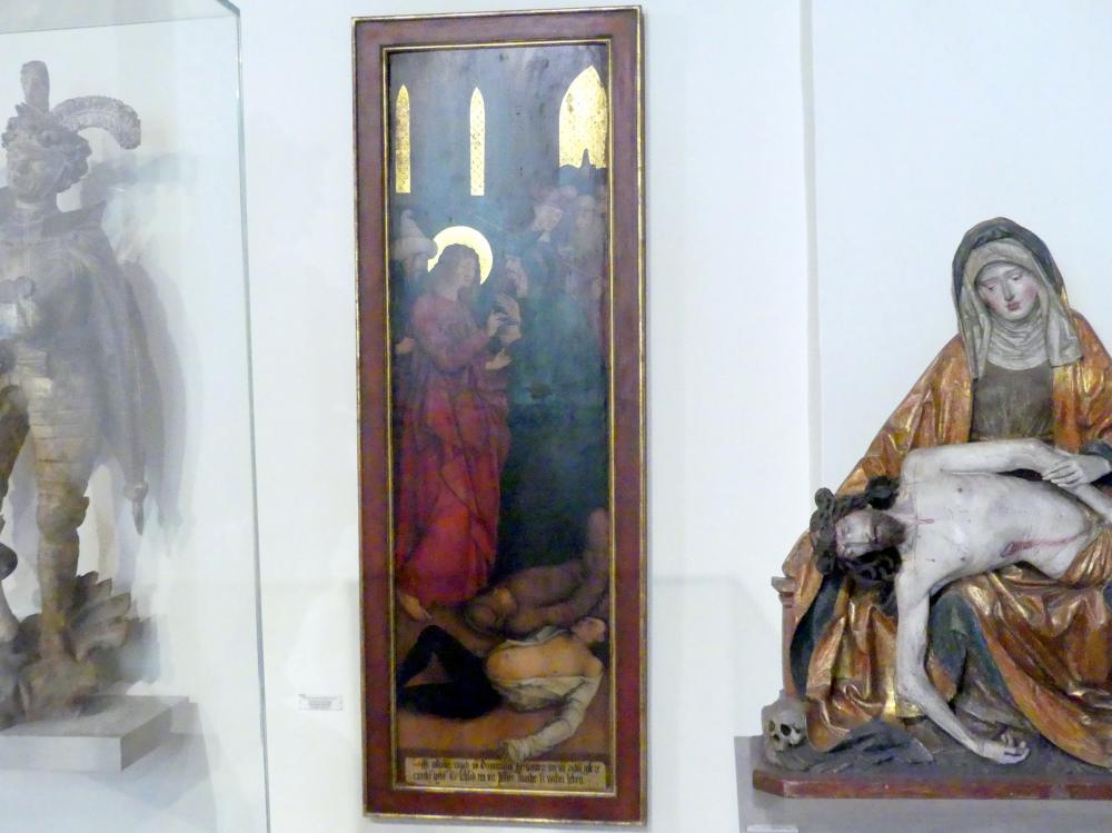 Bernhard Strigel (1475–1528), Martyrium des Heiligen Johannes Evangelist, Ottobeuren, Benediktinerabtei, jetzt München, Bayerisches Nationalmuseum, Saal 17, Undatiert