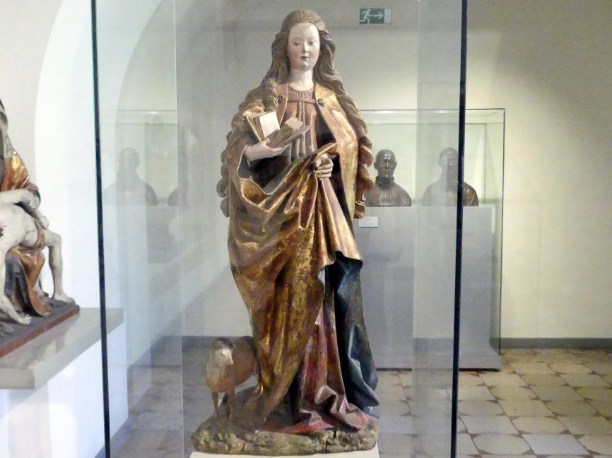 Hans Wydyz (Hans Weiditz) (1485–1515), Heilige Agnes, München, Bayerisches Nationalmuseum, Saal 17, 1480–1490