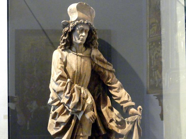Hl. Martin, Zeilarn, Pfarrkirche St. Martin, jetzt München, Bayerisches Nationalmuseum, Saal 15, um 1490, Bild 2/4