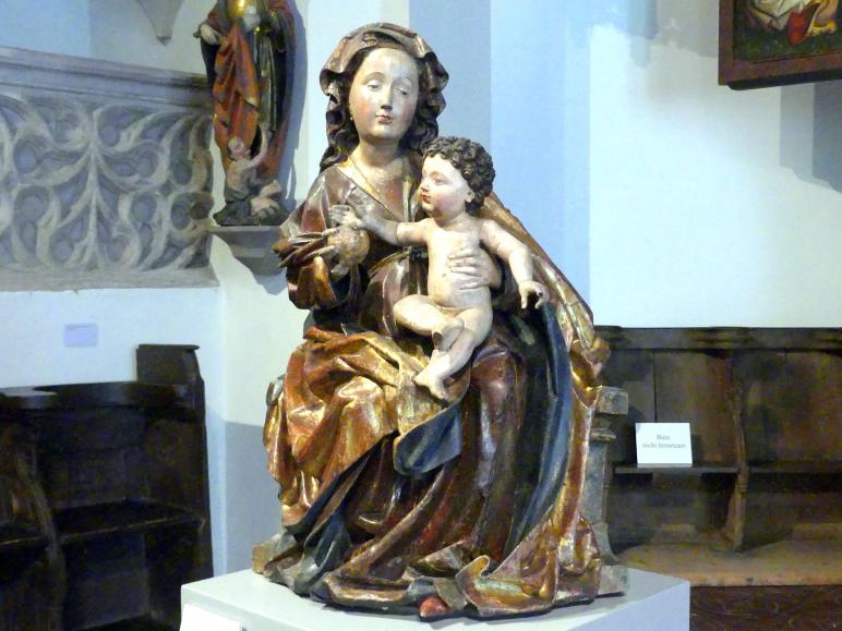 Maria mit Kind, München, Bayerisches Nationalmuseum, Saal 15, um 1490, Bild 2/5