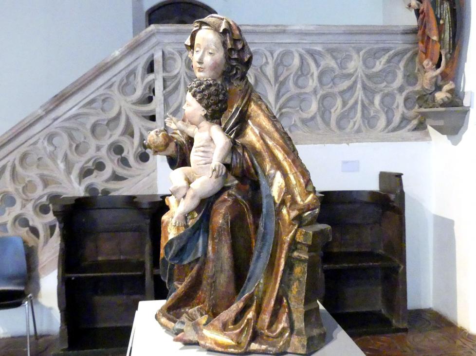 Maria mit Kind, München, Bayerisches Nationalmuseum, Saal 15, um 1490, Bild 3/5