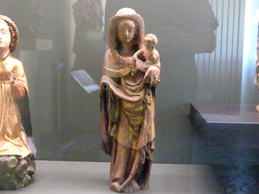 Muttergottes mit Kind, München, Bayerisches Nationalmuseum, Saal 7, um 1350