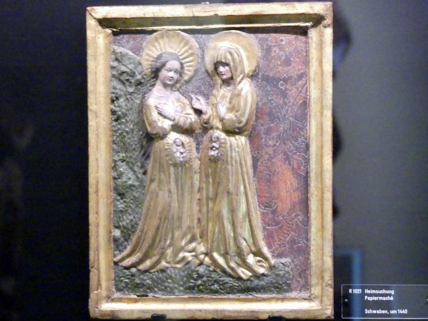Heimsuchung, München, Bayerisches Nationalmuseum, Saal 7, um 1440