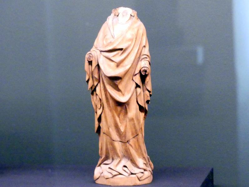 Stehende Heilige, München, Bayerisches Nationalmuseum, Saal 7, um 1430, Bild 1/2