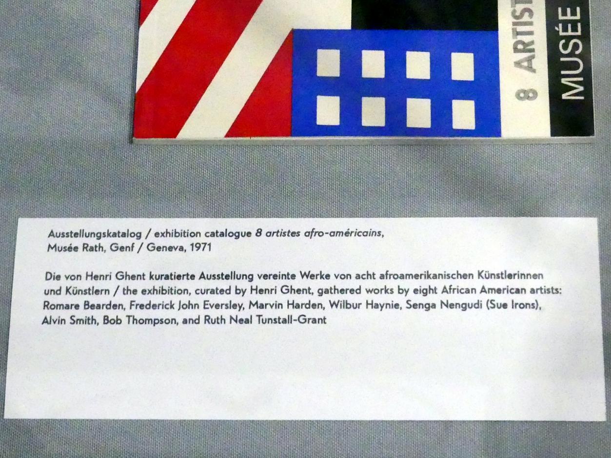Senga Nengudi (1970–2019), Ausstellungskatalog 8 artistes afro-américains, München, Lenbachhaus, Ausstellung "Senga Nengudi Topologien" vom 17.09.-19.01.2020, Saal 1, 1971, Bild 2/2